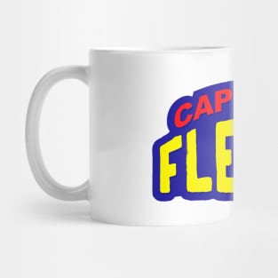 Capitaine flemme super héros Mug